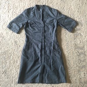 Nau button down dress
